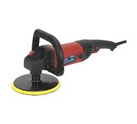 Sealey MS875PS Variable Speed Sander/Polisher, 180mm Ø, 1200W, 230V , Black
