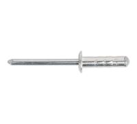 Sealey Multi Grip Aluminium Rivets 4mm 12mm Pack of 200