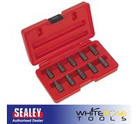 Sealey AK8181 Multi-Spline Screw Extractor Set 10Pc