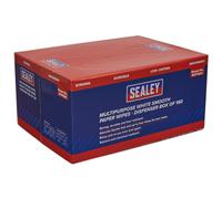 Sealey Multipurpose Paper Wipes - Dispenser Box - Smooth White 150 Shts