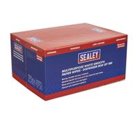 Sealey Multipurpose Paper Wipes in Dispenser Box - Smooth White 73gsm x 150