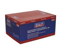 Sealey Multipurpose Smooth White Paper Wipes 73gsm - Dispenser Box of 150 Sheets