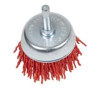 Sealey Nfb50 Nylon Filament Cup Brush 50mm With 6mm Shaft