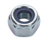 Sealey NLN10 Zinc Plated Nylon Locknut M10, DIN 982 - Pack of 100