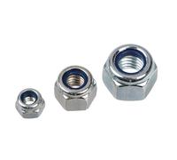 Sealey NLN16 Nylon Lock Nut M16 Zinc DIN 982 Pack of 25