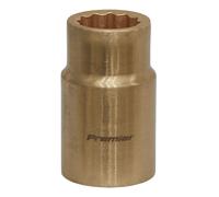 Sealey Non Sparking Socket 14mm 1/2"D WallDrive 12 point Beryllium Copper NS047