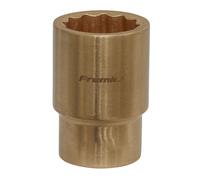 Sealey Non Sparking Socket 21mm 1/2"D WallDrive 12 point Beryllium Copper NS054