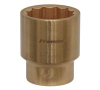 Sealey Non Sparking Socket 26mm 1/2"D WallDrive 12 point Beryllium Copper NS058