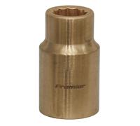 Sealey NS045 Premier Non-Sparking Socket 1/2"Sq Drive 12mm