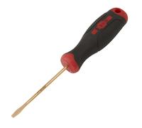 Sealey NS092 Screwdriver Slotted 3 x 75mm - Non-Sparking
