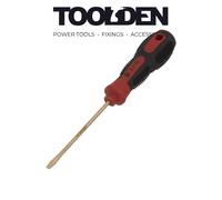 Sealey NS092 Screwdriver Slotted 3 x 75mm - Non-Sparking