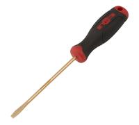 Sealey NS093 Screwdriver Slotted 4 x 100mm - Non-Sparking