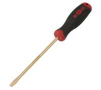 Sealey Ns094 Screwdriver Slotted 6 X 150mm - Non-Sparking