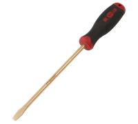 Sealey NS095 Screwdriver Slotted 8 x 200mm - Non-Sparking