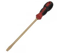 Sealey Screwdriver Slotted 8 x 200mm Non-sparking