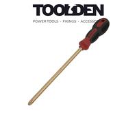 Sealey NS099 Screwdriver Phillips #4 x 200mm - Non-Sparking
