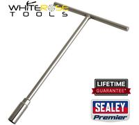 Sealey Nut Driver T-Handle Premier 13 x 300mm Deep Profile WallDrive Socket