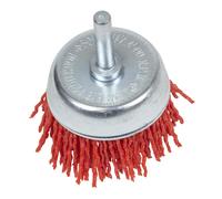 Sealey Nfb50 Nylon Filament Cup Brush 50mm With 6mm Shaft