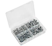 Sealey Nylon Lock Nut Assortment 300PC M6-M12 DIN 982 Metric