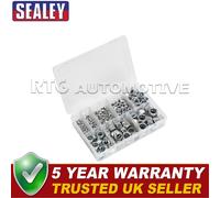 Sealey Nylon Locknut Assortment M4-M16 255pc AB033LN