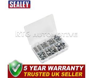 Sealey Nylon Locknut Assortment M4-M16 255pc AB033LN