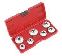 Sealey VS7008 Oil Filter Cap Wrench Set 7Pc