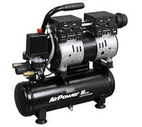Sealey Oil Free Low Noise Direct Drive Air Compressor, 6L, 1hp, 4.7cfm, 116psi, 750W - SAC0600S