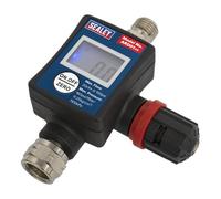 Sealey On-Gun Air Pressure Regulator/gauge With Lcd Digital Display Ard01