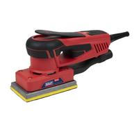 Sealey Orbital Sander DAS151PS 1/3 Sheet 80 x 133mm Brushless Variable Speed Dual Action