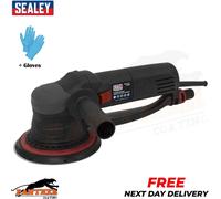 SEALEY OS600 RANDOM ORBITAL ELECTRIC SANDER Ã150MM 600W/230V + Gloves