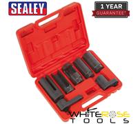 Sealey Oxygen Sensor Socket Set 7pc 3/8" & 1/2"Sq Drive