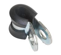 Sealey PCJ6 P-Clip Rubber Lined Ø6Mm Pack Of 25