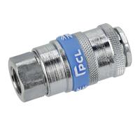 Sealey Coupling Body Female 1/4"bsp Pack Of 5 Acp13