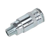 Sealey P oupling Body Male 1/4"BSPT - Pack of 50 AC16BP