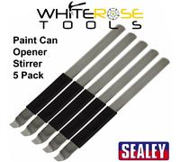 Sealey Paint Can Opener Stirrer Carbon Steel 5 Pack Car Van Bodyshop Mixer PA05