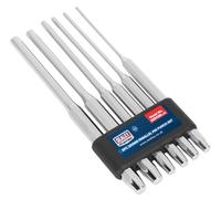 Sealey Parallel Pin Punch Set AK9128L – 6-piece 200mm
