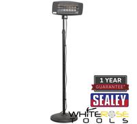 Sealey Patio Heater Infrared Quartz 2000W/230V with Telescopic Floor Stand [EEK: Not Supplied]