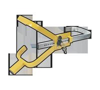 SEALEY - PB396 Wheel Clamp with Lock & Key