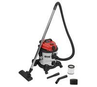 Sealey PC200SDAUTO 20L Industrial Vacuum Cleaner Wet & Dry with Stainless Drum
