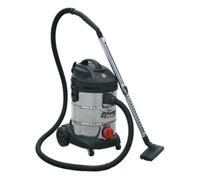 Sealey Pc300Sd Vacuum Cleaner Industrial 30Ltr 1400W/230V Stainless Bin