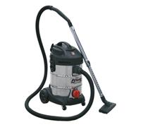 Sealey PC300SD Vacuum Cleaner Industrial 30ltr 1400W/230V Stainless Drum