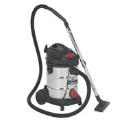 Vacuum Cleaner Industrial 30L 1400W/230V Stainless Drum Auto Start
