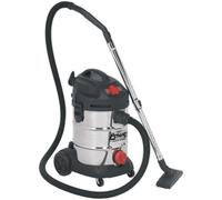 Vacuum Cleaner Industrial 30L 1400W/230V Stainless Drum Auto Start