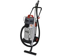 Sealey PC380M 38L Dust-Free Wet & Dry Industrial Vacuum Cleaner Stainless Steel Drum M Class Filtration