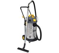 Sealey PC380M110V Vacuum Cleaner Industrial Dust-Free Wet/Dry 38L 1100W/110V Stainless Steel Drum M Class Filtration
