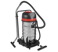 Sealey PC4100 100L Vacuum Cleaner Wet & Dry with Stainless Steel Drum 3000W/230V