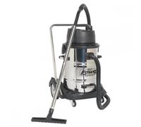 Sealey PC477 Industrial Wet & Dry Vacuum Cleaner 77ltr Stainless D...