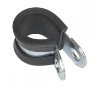 Sealey P-Clip Rubbe Lined 13MM Pack of 25