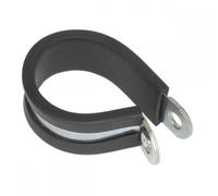 Sealey PCJ35 P-Clip Rubber Lined Ø35Mm Pack Of 25