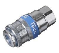 Sealey PCL Air Line Coupling BSP Female Thread 1/4" BSP Pack of 1